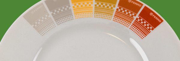 Lead-free metallic colors for onglaze decoratin of porcelain, bone china, vitreous china, earthenware