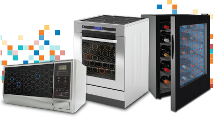 Introducing VEra – Redefining the home appliances glass industry with digital printing Industry quality. Multicolor.