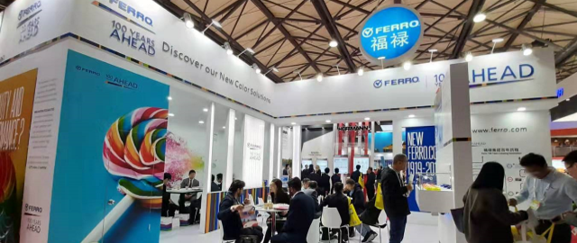 Ferro Booth at CHINACOAT 2019 - 24th China International Exhibition for Coatings, Printing Inks and Adhesives