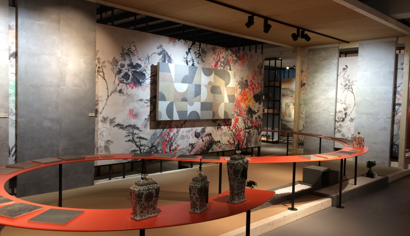 Ferro's Japanese Eastern philosophy fashion booth at Cevisema