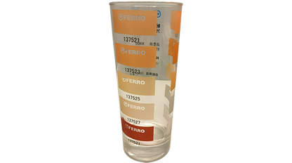 Ferro 752 Series color range of lead-containing container glass enamels 